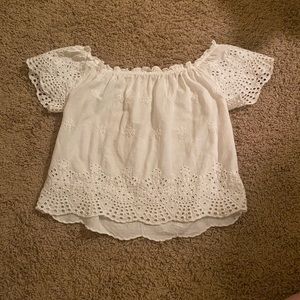 Hollister off the shoulder top